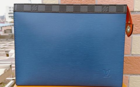 ﻿  lv钱包 M62912蓝色E3096i Patchwork系列作品之一 