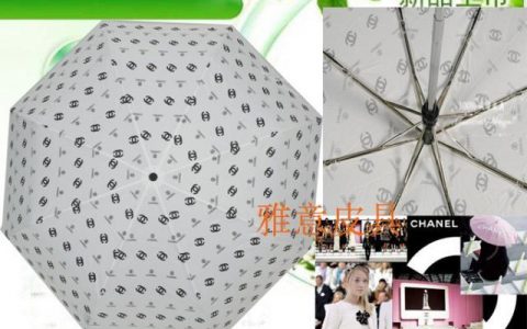 雨伞 防辐射半自动遮阳伞 CHANEL香奈儿双C标志COCO雨伞 多色