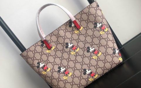 Gucci古驰 410812 小米奇GG印花 春夏新款mini购物袋