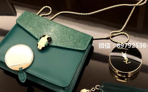 #宝格丽 BVLGARI #2019第一只包宝格丽珍珠鱼皮包➕宝格丽卡包#