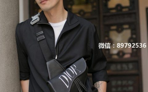 男生包包分享  帅气有型的Dior马鞍包