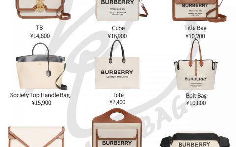 Burberry全新的帆布包，好想买！【附官网价格】