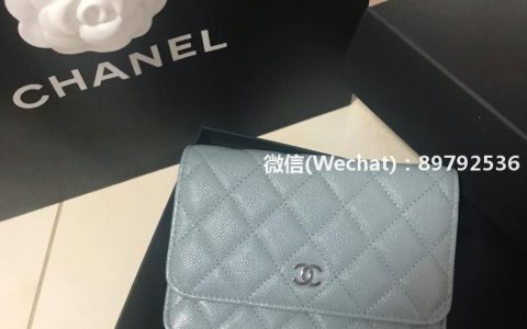 Chanel mini woc 雾霾蓝