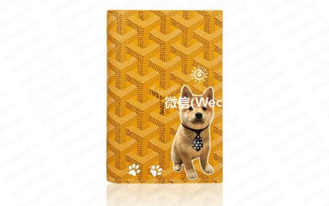 AUTHORLESS: Goyard黄色护照夹 写实宠物设计 定稿