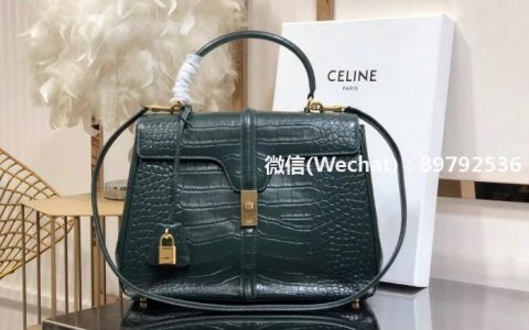 CELINE16#bag 新设计师新设计系列～  100%真皮金色金属件、100%外面牛皮加小羊皮衬里、黄铜锁扣